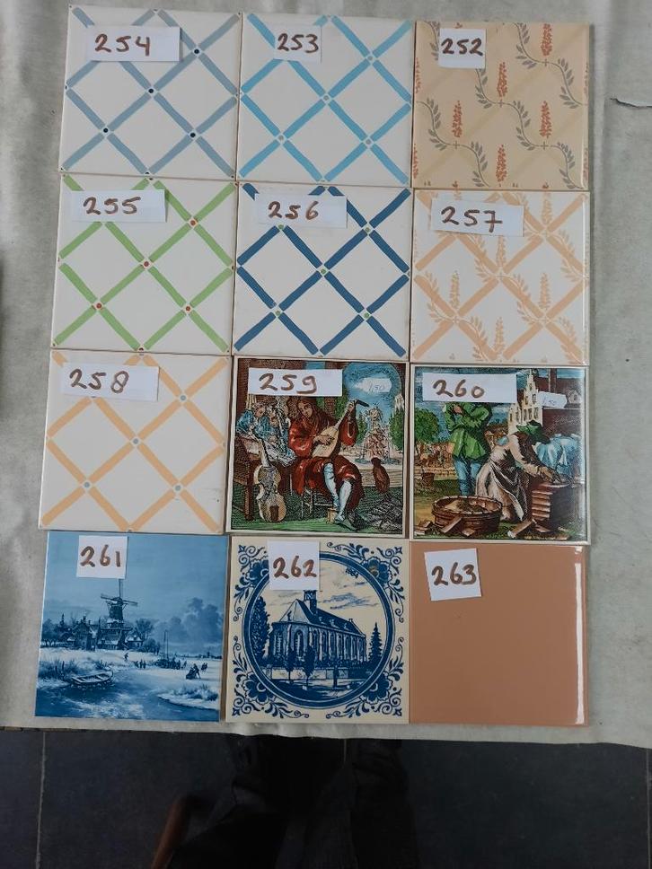 Mozaïek tegels, diverse kleuren en motieven., Hobby en Vrije tijd, Knutselen, Nieuw, Materiaal, Ophalen of Verzenden