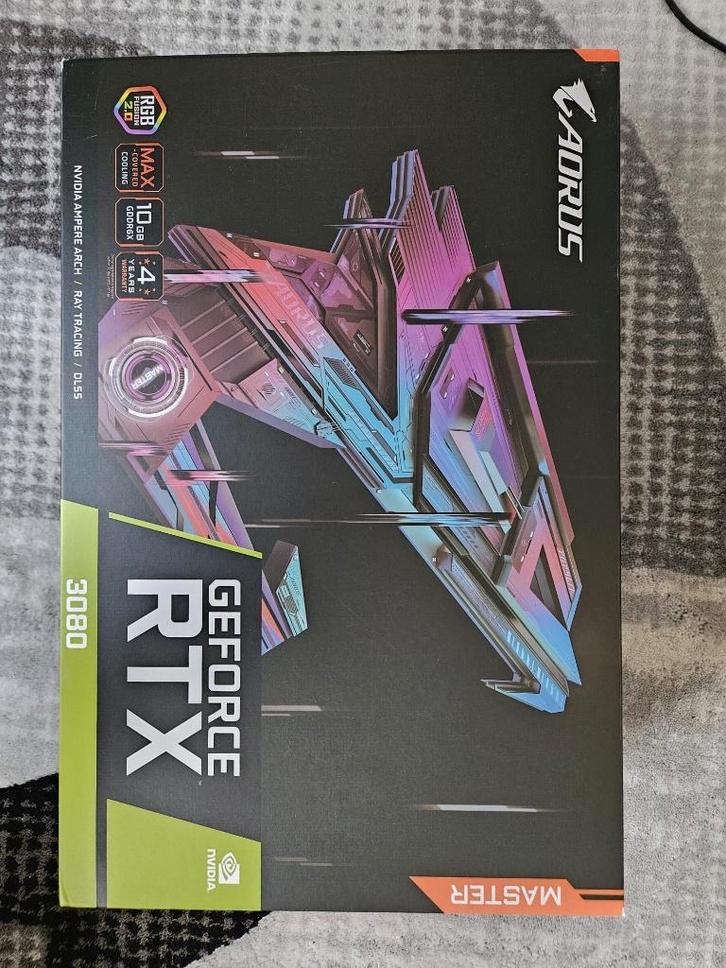 Gigabyte RTX 3080 Master, Computers en Software, Videokaarten, Zo goed als nieuw, Nvidia, PCI-Express 4.0, GDDR6, HDMI, DisplayPort