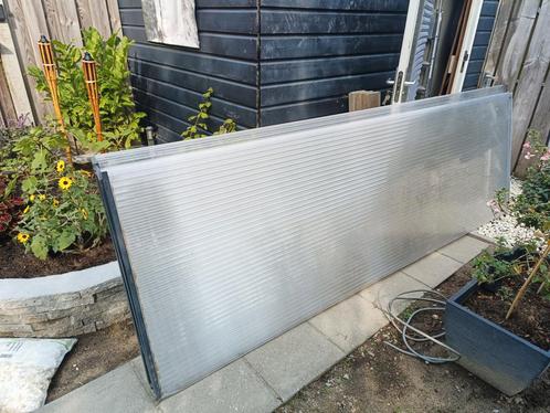 3 polycarbonaat platen transparant, Doe-het-zelf en Verbouw, Platen en Panelen, Gebruikt, Overige materialen, Minder dan 20 mm