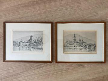 Heidelbergse prent van brug beschikbaar voor biedingen