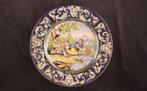 Antiek faience bord met krammen, Ophalen of Verzenden