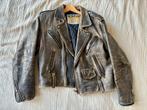 Stoere Biker Jack Leer Maat M, Ophalen of Verzenden, Gedragen, Maat 48/50 (M), Zwart