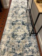 Nieuwe Blauw "Monaco" Loper Vloerkleed 100 x 500, Beige, Rechthoekig, Nieuw, 200 cm of meer