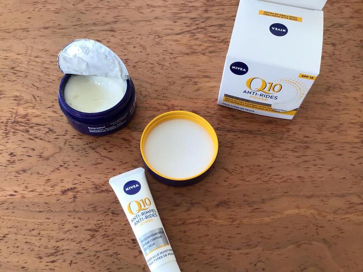 Setje cremes van Nivea Q10, Sieraden, Tassen en Uiterlijk, Uiterlijk | Cosmetica en Make-up, Zo goed als nieuw, Handen en Nagels