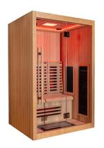 Luxe Infrarood Sauna voor 2 Personen – Direct leverbaar, Ophalen of Verzenden, Zo goed als nieuw, Infrarood, Complete sauna