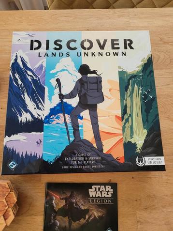Discover Lands Unknown Bordspel beschikbaar voor biedingen