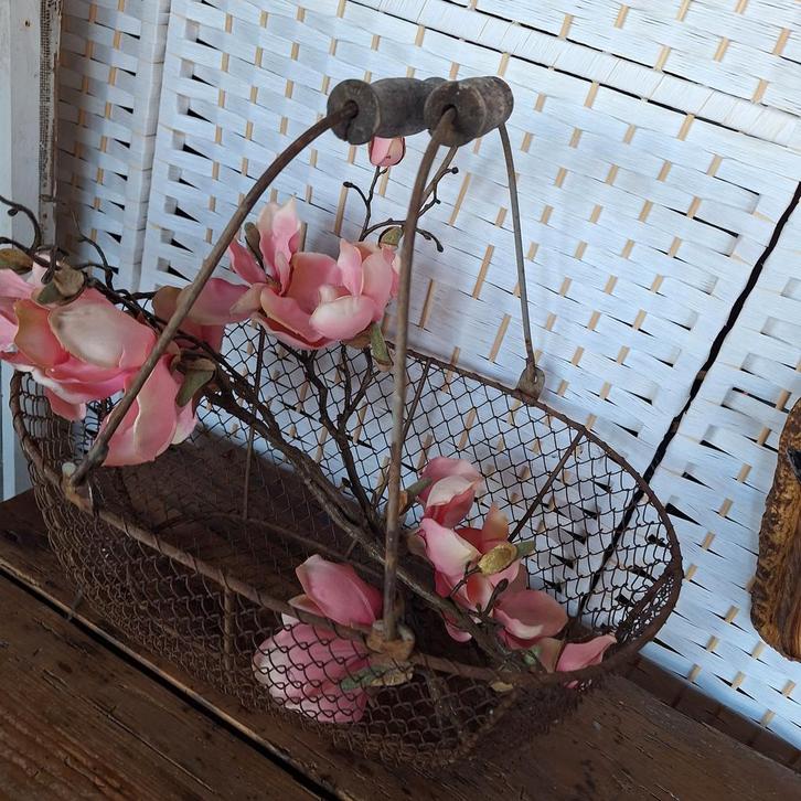 Oude Franse Plukmand - 42x30x17cm, Antiek en Kunst, Curiosa en Brocante, Ophalen of Verzenden