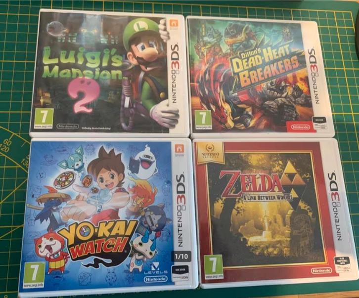 Zelda A Link Between World, Luigi, Yo-Kai, Dead-Heat 3DS, Spelcomputers en Games, Games | Nintendo 2DS en 3DS, Zo goed als nieuw