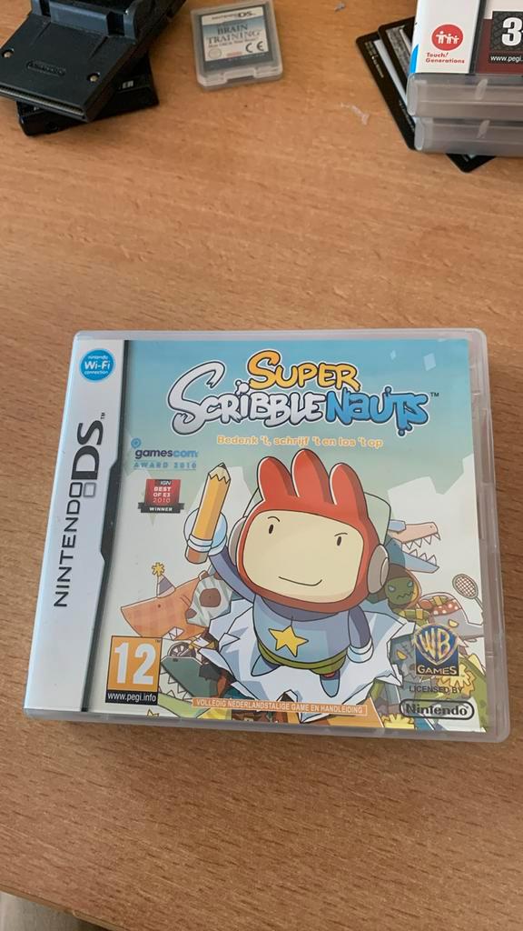 Super Scribblenauts voor de Nintendo DS, Spelcomputers en Games, Games | Nintendo DS, Zo goed als nieuw, Puzzel en Educatief, 1 speler
