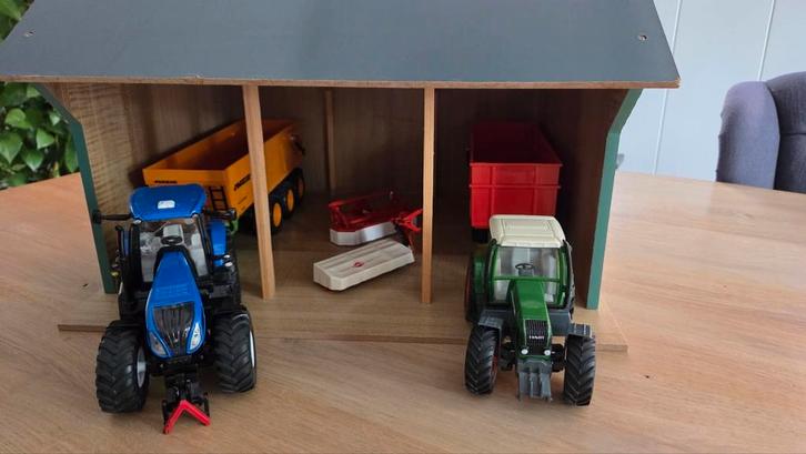 Siku speelset 1:32, Hobby en Vrije tijd, Modelauto's | 1:32, Gebruikt, Tractor of Landbouw, SIKU, Ophalen