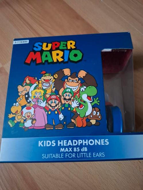 Super Mario koptelefoon, Audio, Tv en Foto, Koptelefoons, Zo goed als nieuw, Over oor (circumaural), Overige merken, Ophalen