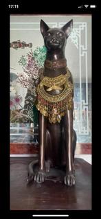 PRACHTIGE EGYPTISCHE BRONZEN BEELDEN VAN GODIN BASTET, Antiek en Kunst, Ophalen of Verzenden