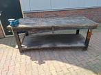 werkbank met bankschroef heuer front, Doe-het-zelf en Verbouw, Werkbanken, Ophalen, Gebruikt, 170 cm of meer, Bankschroef