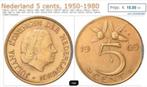 Nederland 1950 t/m 1980 Juliana ƒ 0.05 zie afbeelding, Postzegels en Munten, Ophalen of Verzenden, Koningin Juliana, Setje