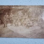 Historischw foto met soldatenstempel, Ophalen of Verzenden, Gebruikt