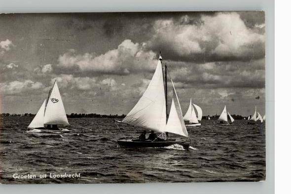 Loosdrecht  st 1961, Verzenden, 1960 tot 1980, Gelopen, Noord-Holland