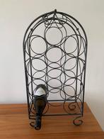 Metalen wijnrek flessenrek voor 12 flessen, Ophalen of Verzenden, Nieuw, Metaal, Minder dan 50 cm