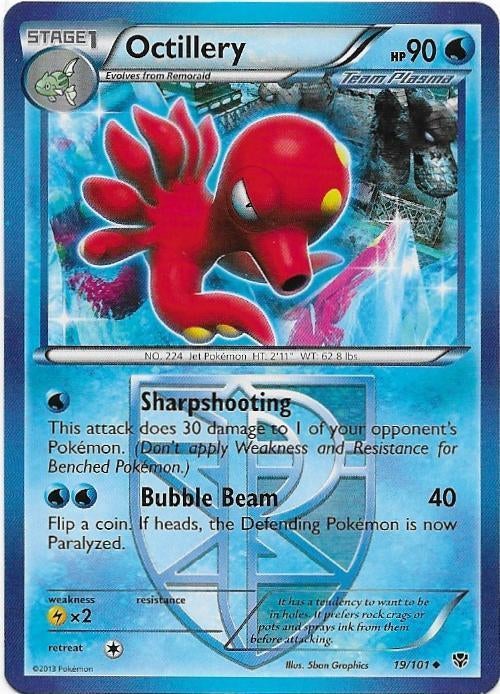 Plasma Blast,  Octillery [uncommon] 19/101, Verzenden, Nieuw, Losse kaart