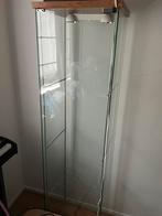 Glazen vitrine kast, Huis en Inrichting, Kasten | Vitrinekasten, Met deur(en), Glas, 25 tot 50 cm, Minder dan 50 cm