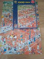 Jan van Haasteren puzzel tennis 1000 stukjes, Ophalen of Verzenden, 500 t/m 1500 stukjes, Zo goed als nieuw, Legpuzzel