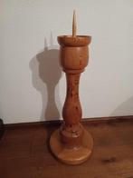 kaarsenstandaard hout 71 cm, zonder pin ook als plantentafel, Huis en Inrichting, Gebruikt, Ophalen of Verzenden, Kandelaar, Hout