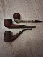 3 oude vintage tabakspijpen, Ophalen, Gebruikt