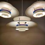 Ophangklaar witte PH5 Louis Poulsen - Vintage Deens design, Ophalen of Verzenden, Zo goed als nieuw, X, Metaal