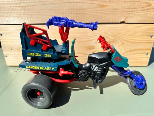 Vintage GI Joe - Cobra - Dreadnok Cycle (tricycle), Verzamelen, Poppetjes en Figuurtjes, Gebruikt, Ophalen of Verzenden