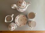 Theeservies Duinroosje Marolein Bastin theepot kopjes melkan, Ophalen of Verzenden
