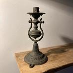 Vintage koperen scheepskandelaar, Antiek en Kunst, Ophalen of Verzenden, Koper