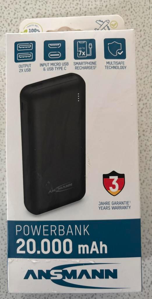 Ansmann PB212, Telecommunicatie, Powerbanks, Nieuw, Ophalen