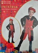 Pietenpak 4-6 jaar - Zwart/Rood + Muts, Kinderen en Baby's, Carnavalskleding en Verkleedspullen, Ophalen of Verzenden, Nieuw, Jongen of Meisje