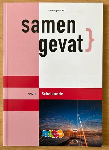 Samengevat VWO Scheikunde boekje beschikbaar voor biedingen