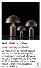 Atollo Bronz Large showroommodel NP € 2.000,-, Huis en Inrichting, Lampen | Tafellampen, Ophalen of Verzenden, Zo goed als nieuw