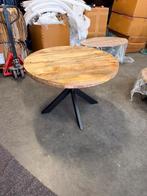 Mango hout eettafel 110 cm doorsnee nieuw, Huis en Inrichting, Tafels | Eettafels, Ophalen of Verzenden, Nieuw, Rond, 100 tot 150 cm