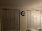 Witte houten luxaflex 146x180 cm, Huis en Inrichting, Stoffering | Gordijnen en Lamellen, Ophalen, 100 tot 150 cm, Wit, Zo goed als nieuw