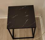 Bijzettafel, Huis en Inrichting, Tafels | Bijzettafels, Minder dan 45 cm, Minder dan 55 cm, Vierkant, Zo goed als nieuw