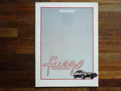 Renault Fuego (1985), Boeken, Auto's | Folders en Tijdschriften, Zo goed als nieuw, Renault, Verzenden