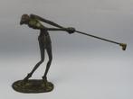 Bronzen sculptuur van Golfer, Ophalen of Verzenden, Brons