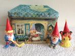 🍄3 DAVID DE KABOUTER Poppetjes & RIEN POORTVLIET Blikje., Ophalen of Verzenden, Gebruikt