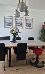 Castelijn uitschuifbare eettafel 255*90 cm., Ophalen, Gebruikt, Rechthoekig, 50 tot 100 cm