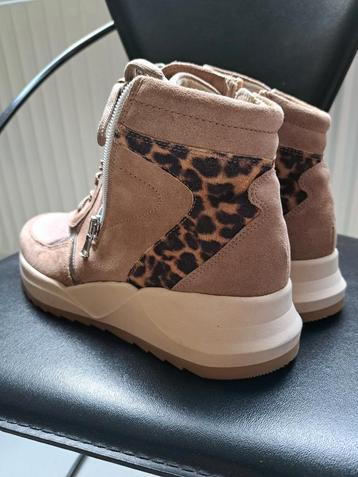 Waldläufer Sneakers Beige Dierenprint Maat 6, breedte K beschikbaar voor biedingen