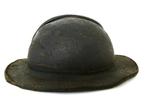 Lederen mijnwerkershoed mijnwerkershelm helm mijnen Limburg, Antiek en Kunst, Curiosa en Brocante, Ophalen of Verzenden
