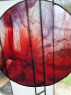 Rood glas in Lood, Antiek en Kunst, Kunst | Designobjecten, Ophalen of Verzenden
