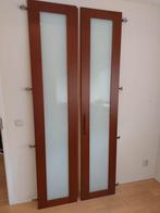 Kastdeuren met melkglas, Huis en Inrichting, Kasten | Kledingkasten, Ophalen, Zo goed als nieuw, 25 tot 50 cm, 200 cm of meer