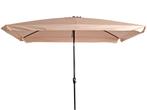 Parasol Libra rechthoek 3 x 2 meter met molen kleur ecru, Tuin en Terras, Parasols, Kantelbaar, Nieuw, Stokparasol, 2 tot 3 meter