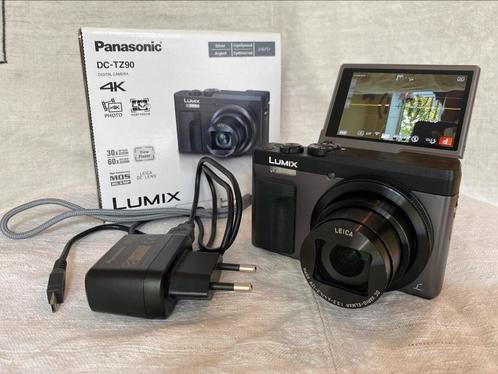 Digitale compactcamera Panasonic Lumix DC-TZ90, Audio, Tv en Foto, Fotocamera's Digitaal, Gebruikt, Compact, Canon, 8 keer of meer