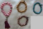4 kralen-armbanden, Ophalen of Verzenden, Zo goed als nieuw, Overige materialen