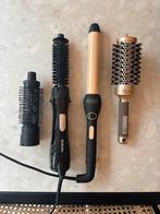Föhnborstel + opzetstukken en krultang set, Ophalen of Verzenden, Zo goed als nieuw, Krultang of Stijltang