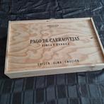 Mooie wijnkist krat Pago de Carraovejas voor 6 flessen, Ophalen of Verzenden, Zo goed als nieuw, Spanje, Overige typen
